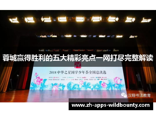 蓉城赢得胜利的五大精彩亮点一网打尽完整解读